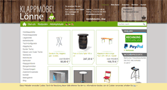 Desktop Screenshot of klappmoebel.de